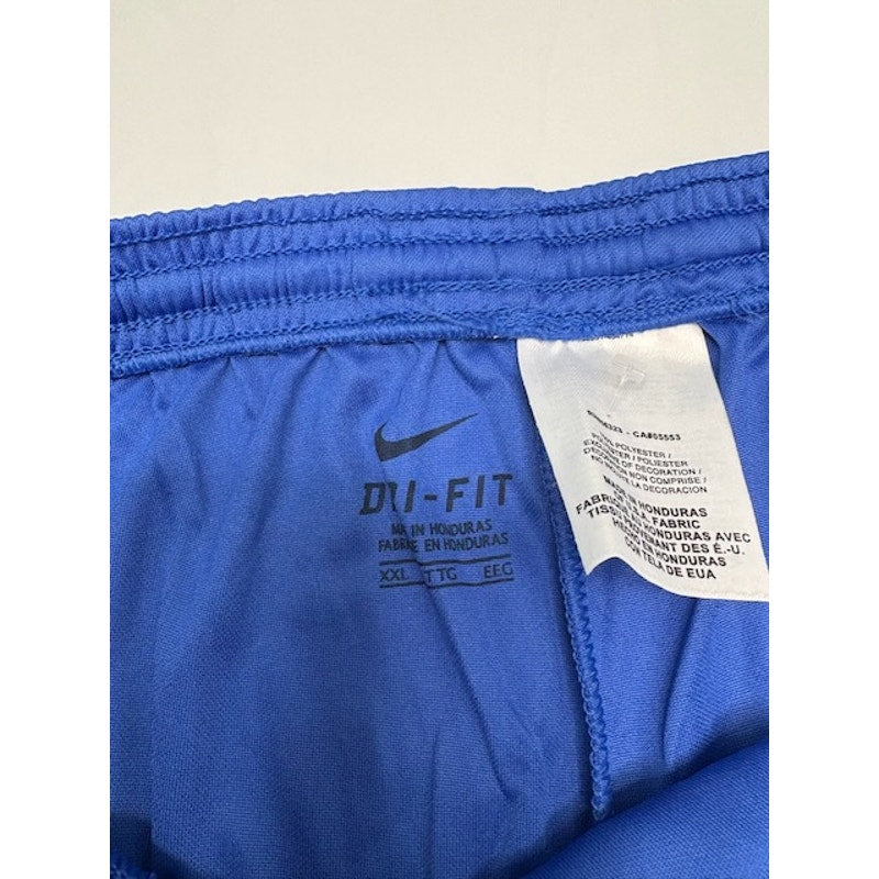 Nike Dri-Fit Football Shorts Elastic Waist Pull-On  Blue/White Mens Size XXL