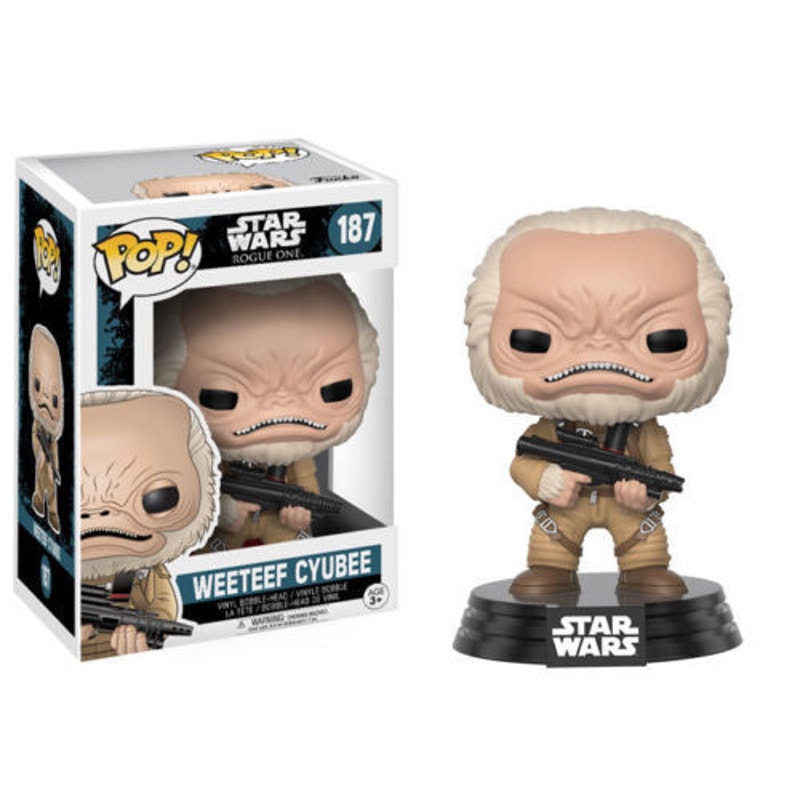 Funko Pop Movies Star Wars: Rogue One - Weeteef Cyubee Bobble Head #187