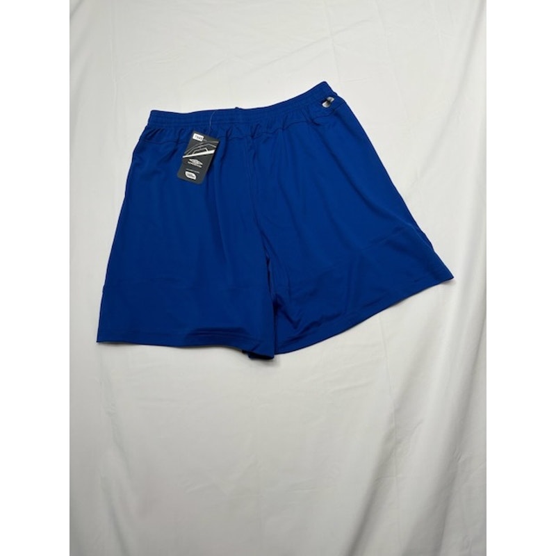 Umbro Knitted Shorts Elastic Waist Pull-On U91515 Royal Blue/White Mens Sz L