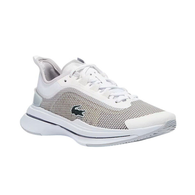 Lacoste Run Spin Ultra Textile Sneakers Shoes Lace Up Mesh White Womens Size 9.5