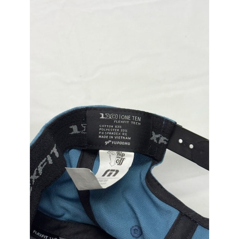 Melin Double Drink Flexfit 110 Snapback Hat Blue Black Logo Unisex OSFM