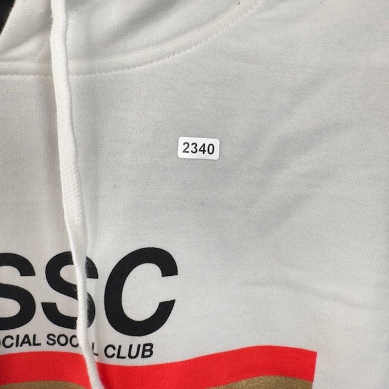 Anti Social Social Club Type R Hoodie Pullover Oversized Fit White Mens Size M