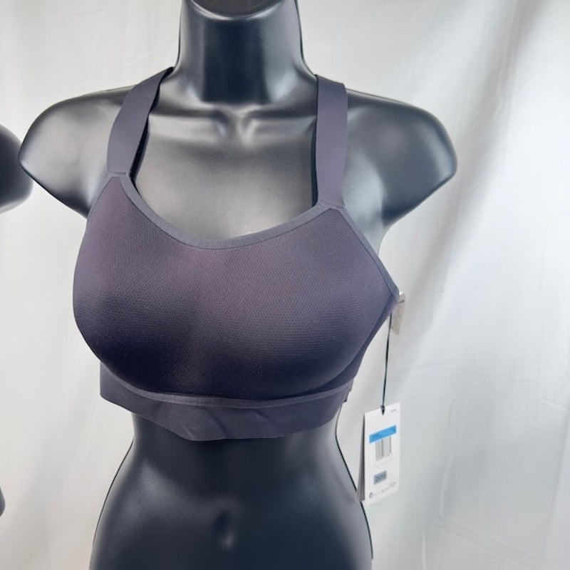 Nike Breathe Tech Pack Training Sports Bra Scoop Neck X-Back Black Womens Size M