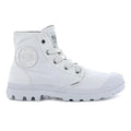 Palladium Pampa Hi Canvas Boots Lace-Up 92352-116-M Star White Womens Size 9