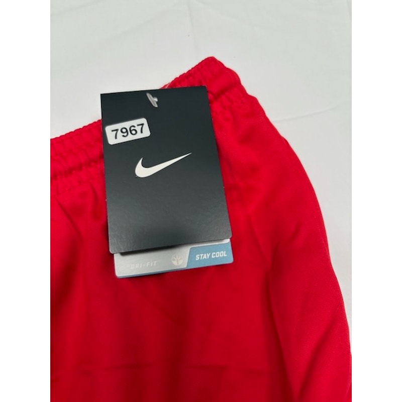 Nike Dri-FIT Athletic Activewear Shorts Elastic Waist Red/White Mens Sz XXL