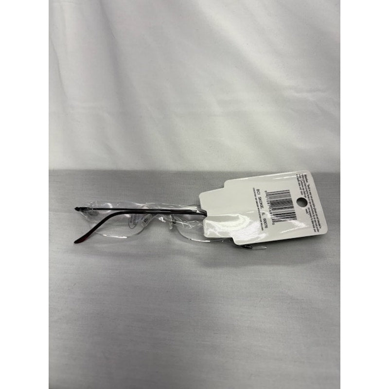 Ultra Spex Titanium Reading Glasses +2.25 Lightweight Medium Black Frame