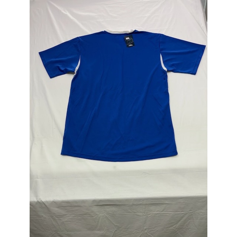 Umbro Azul Jersey Shirt Short Sleeve Crewneck Royal Blue/White Mens Size L