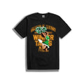 Hustle Gang Morale Boost Tee Shirt Crew Neck Cheerleader Black Mens Large
