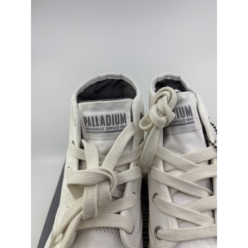 Palladium Pampa Hi Canvas Boots Lace-Up 92352-116-M Star White Womens Size 9