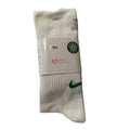 Nike Celtic F.C. Football Socks Knee-High White Adult Unisex Size 8.5-12.5