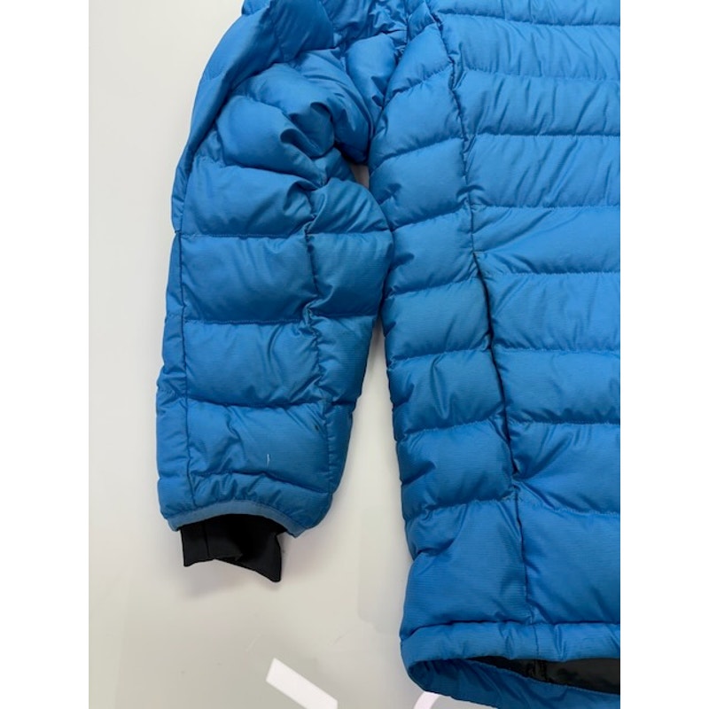 Adidas Climaheat 700+ Down Hooded Puffer Jacket Coat Blue Womens Size 46/48 UK