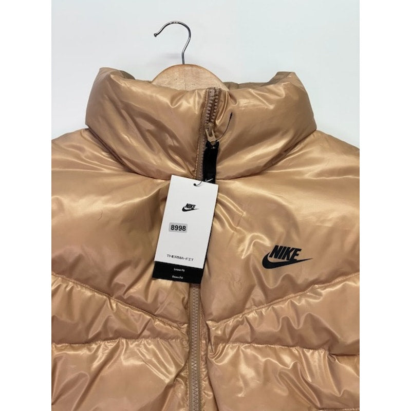 Women's Nike City Series Therma Jacket Tan DH4079-200 Large Gold Tan NEW