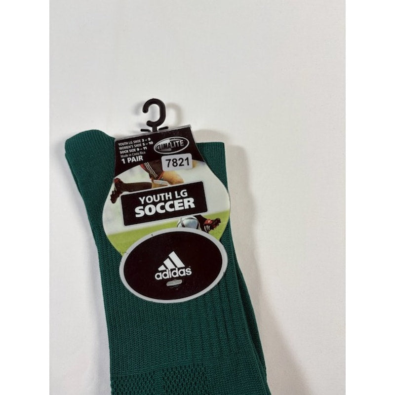 Adidas Copa Zone Cushion Soccer Socks Over The Calf Green Youth LG Size 3-9