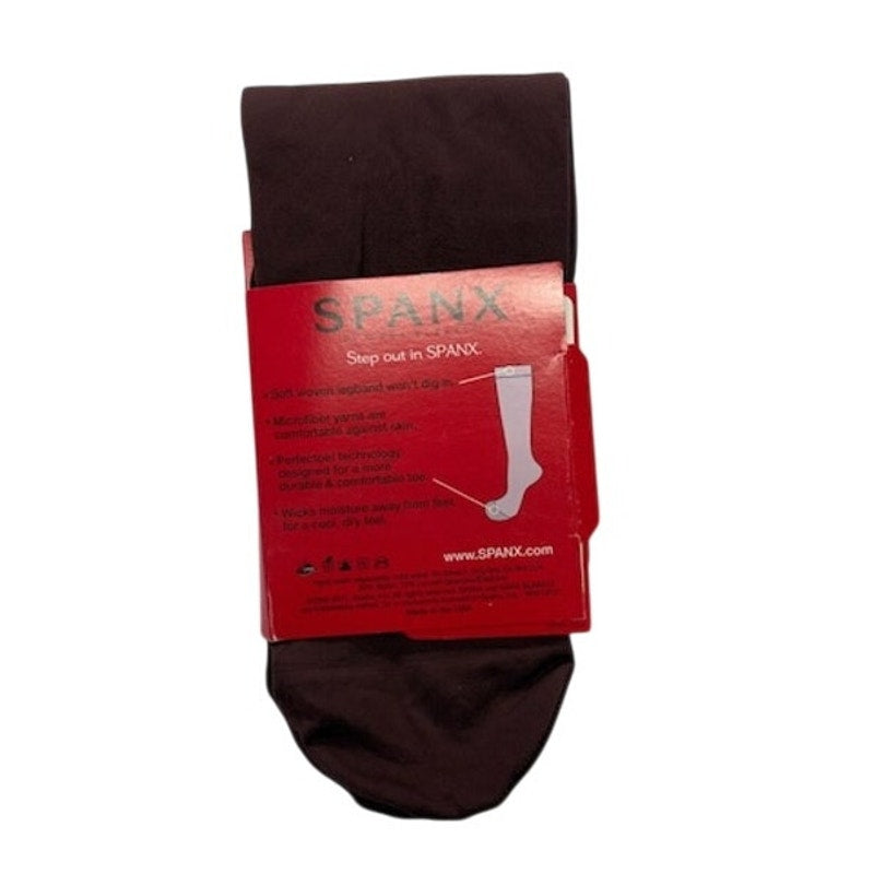SPANX Perfoctoe Solid Trouser Socks with Innovative Burgundy Womens One Size