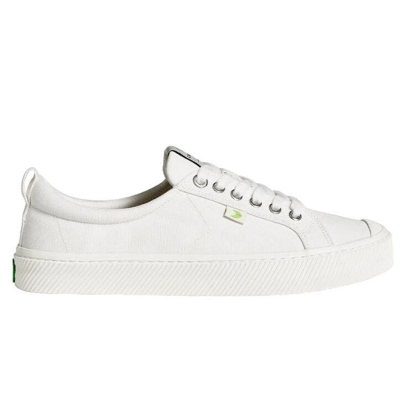Cariuma Unisex Oca Low Canvas Sneaker Casual Shoes Lace-Up Off-White Size 7/8.5