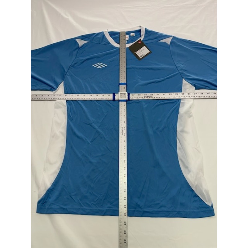 Umbro Manchester Jersey Short Sleeve U91824 Sky Blue/White Mens Size XL