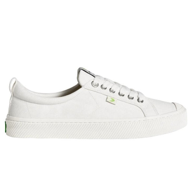 Cariuma Unisex Oca Low Canvas Sneaker Casual Shoes Lace-Up Off-White Size 4.5/6