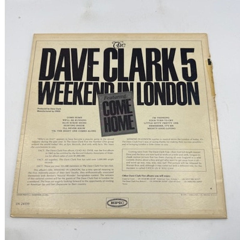 The Dave Clark Five – Weekend In London Vinyl Record Album