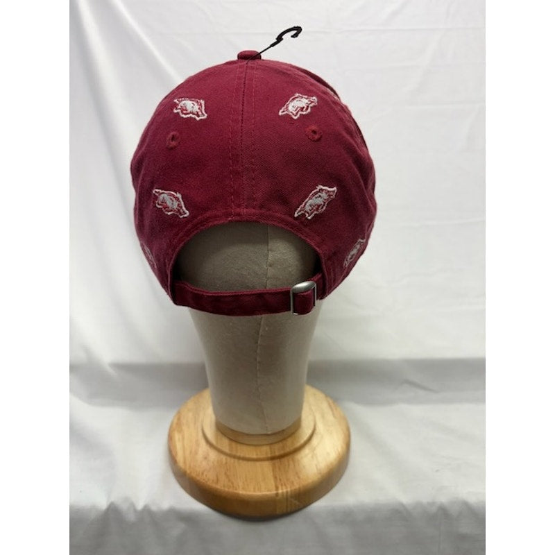 New Era 9TWENTY Adjustable Cap Arkansas Razorbacks Baseball Cap Red Womens OSFM