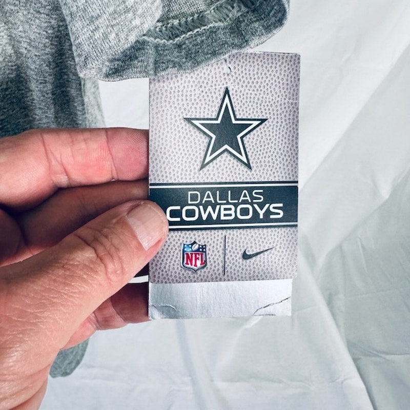 Nike Dallas Cowboys Legend Performance Logo Essential 3 T-Shirt Gray Mens L