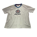 RX Cruz Azul Mexico Official Soccer Fan Jersey V-Neck White/Blue Mens Sz XL