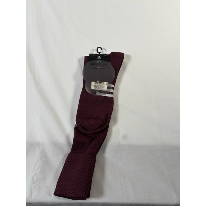 Adidas Copa Zone Cushion OTC Soccer Socks 1 Pair Maroon/White Mens Size 6-12
