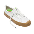 Cariuma Oca Low Top Sneaker Shoes Lace-Up Canvas White Gum Unisex W6.5/M5