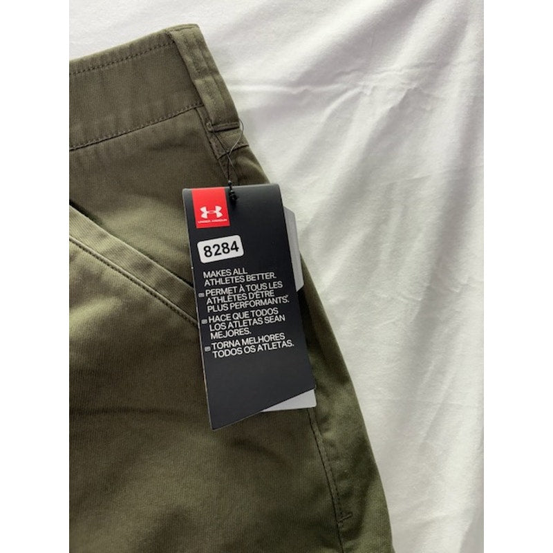 Under Armour Payload Cargo Pants Straight Marine OD Green Mens Size 40x34