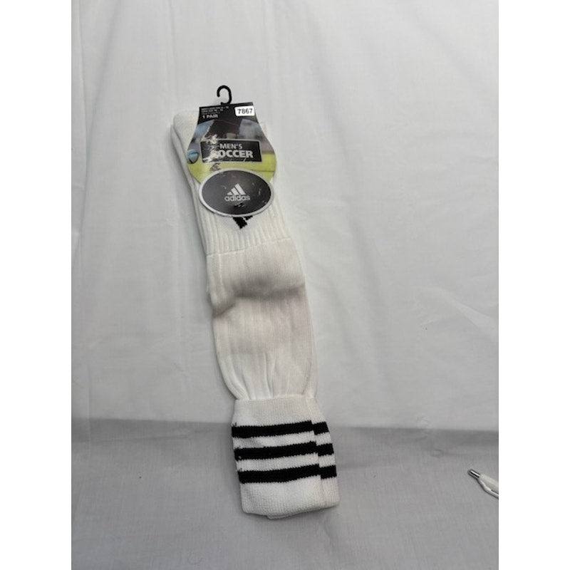 Adidas Copa Edge Soccer Socks Knee High White/Black Mens Shoe Size 6-12