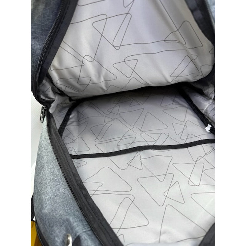 Dejuno Commuter Backpack Checkpoint-Friendly 15.6 Laptop Pocket Heather Grey