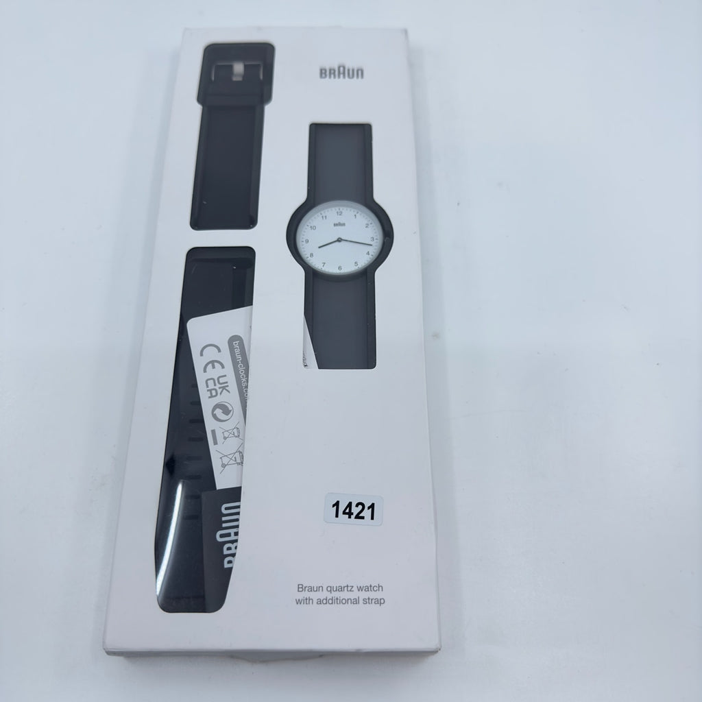 Braun Gents BN0281 Analogue Interchangeable Wrist Watch Set Gray Black
