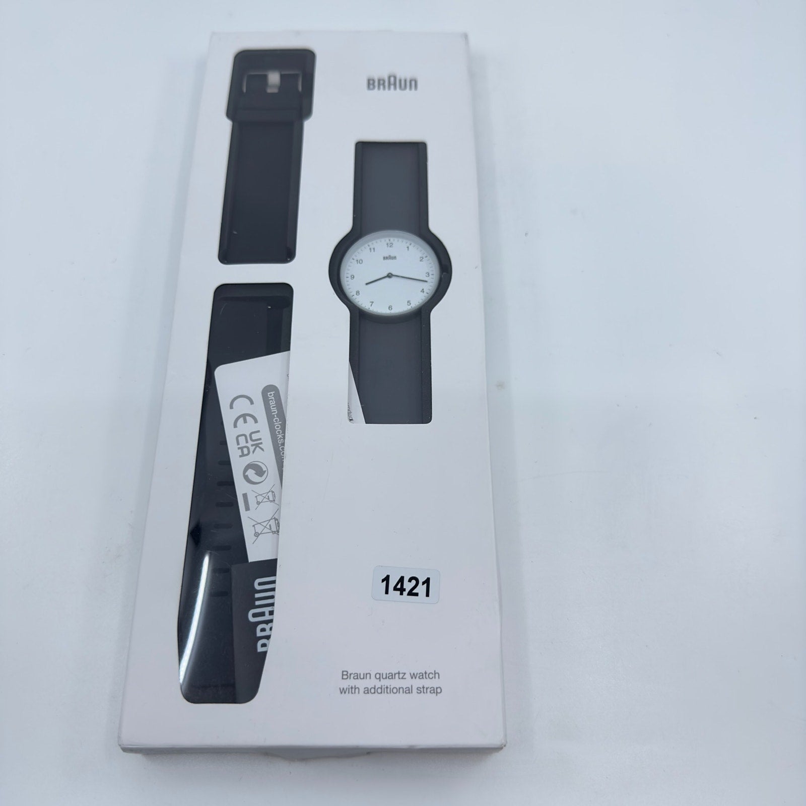 Braun Gents BN0281 Analogue Interchangeable Wrist Watch Set Gray Black