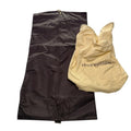 Louis Vuitton Garment Clothing Bag Travel Suit Cover + Dust Bag Authentic Brown