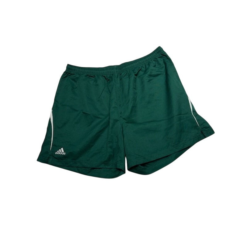 Adidas Multi Sport Athletic Shorts Climacool Elastic Waist Green/White Womens XL