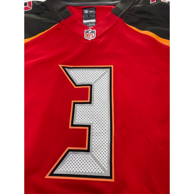 Nike Jameis Winston #3 Tampa Bay Buccaneers Game Jersey Youth Red Size L