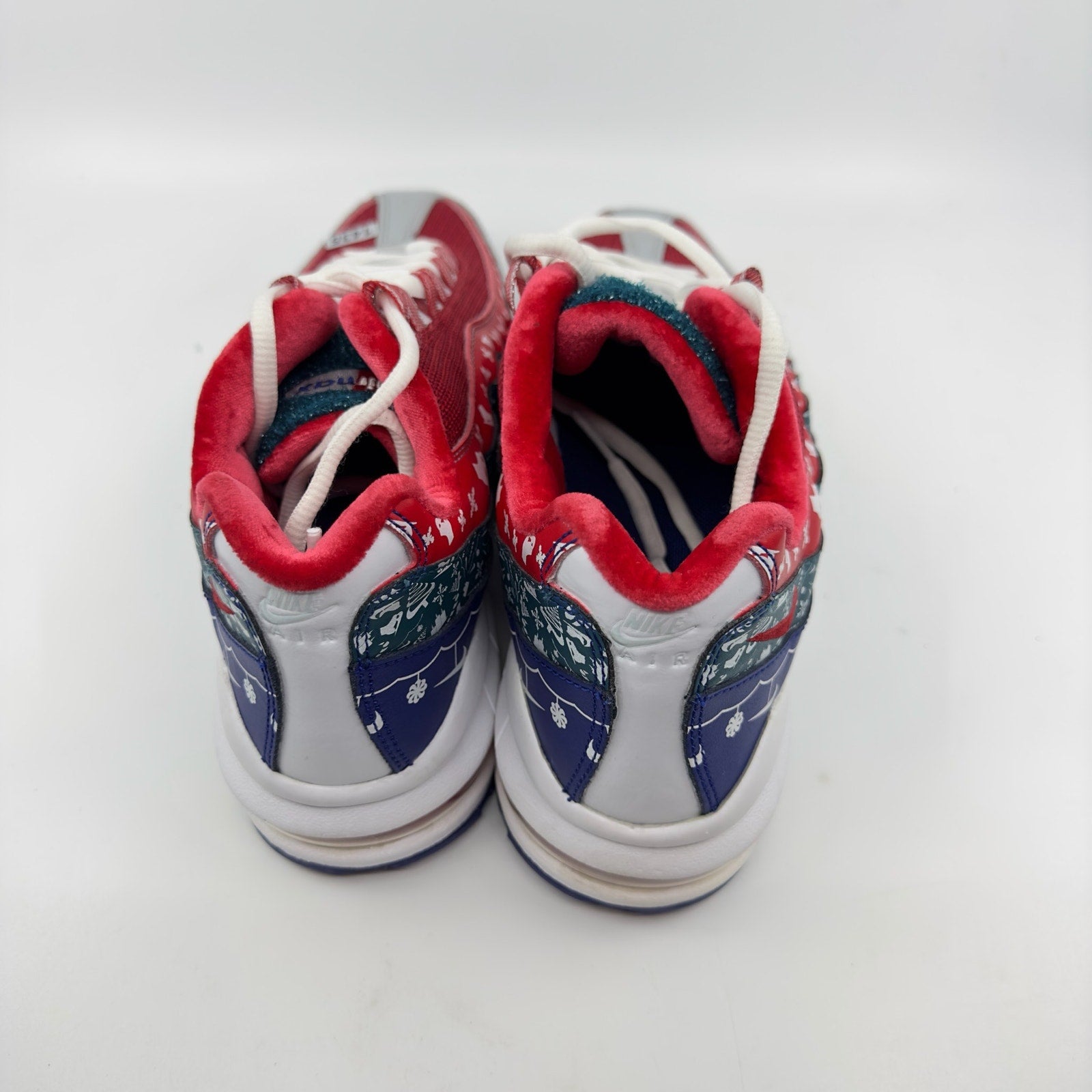 Nike Air Max 95 Sneaker Shoes Lace-Up White University Red Noble Youth Unisex 6Y