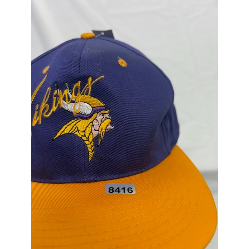 Team NFL Minnesota Vikings NFL Vintage Snapback Hat Cap Purple Gold Unisex OSFA