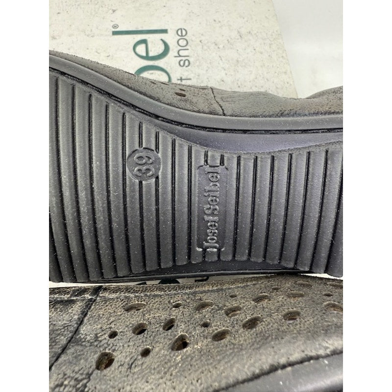 Josef Seibel Pippa 29 Ballet Flat 72929 Black Nesty Oil Womens Size EU 39