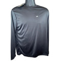 F&N Enterprise Fleece Long Sleeve T-Shirt Round Neck Pullover Black Mens Size S