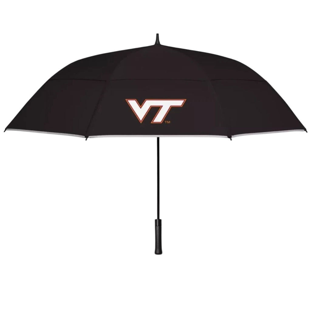 Weatherman Black 68" Golf Umbrella With Cover Heavy Duty VT Logo Collapsible