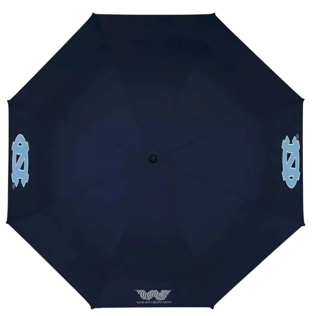 WeatherMan UNC North Carolina Tar Heels Golf Umbrella NCAA Blue 68" Large