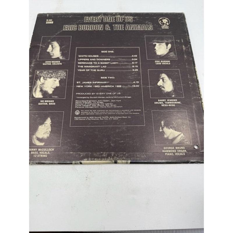 Eric Burdon & The Animals – Every One Of Us 1968 Vinyl Album Record