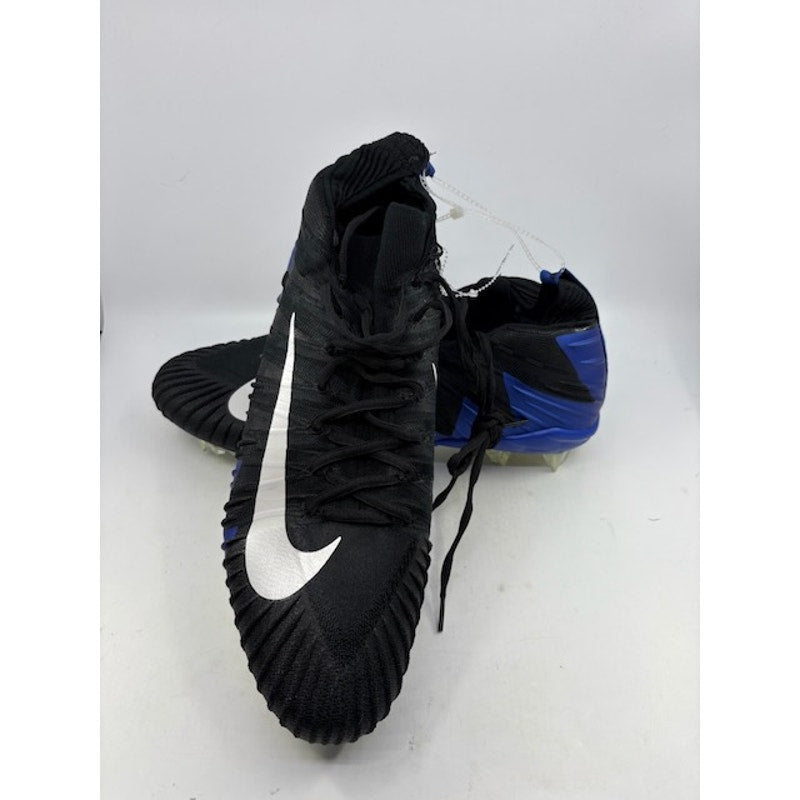Nike Alpha Menace Elite TD Football Cleats AJ6547-403 Black Blue Men Size 16