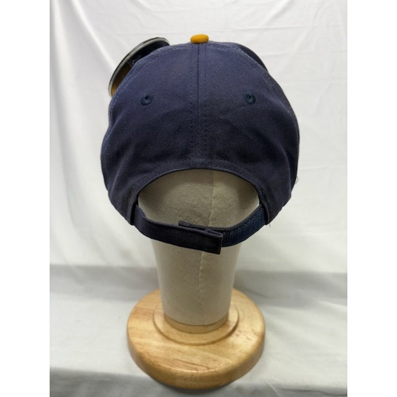 Reebok Buffalo Sabres NHL Adjustable Cap w/ Disney Pin Navy Gold Mens OSFA