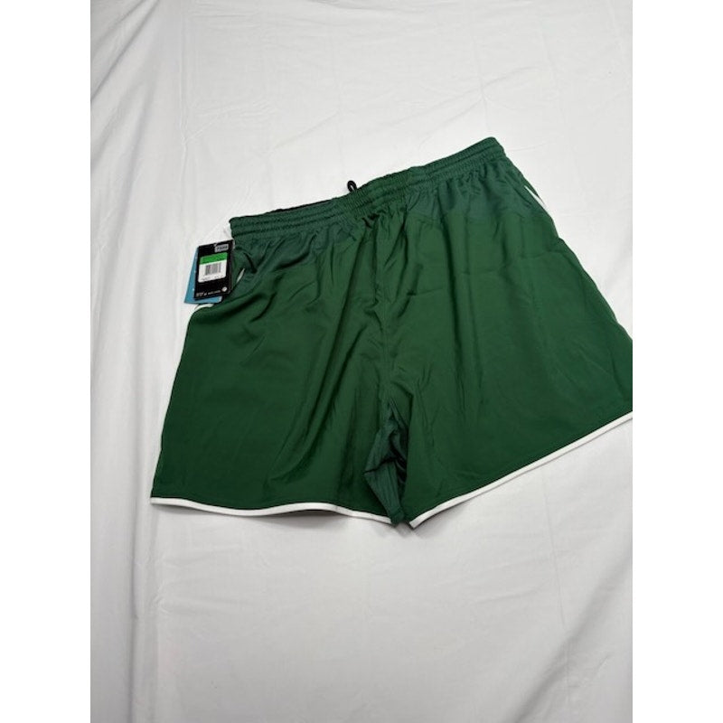 Nike Dri-FIT Athletic Activewear Shorts Elastic Waist Green/White Mens Sz XL