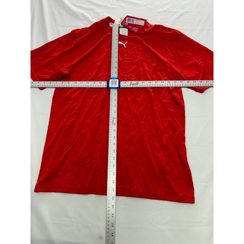 Puma VF 16 USA Jersey Shirt Embroidered Logo Short Sleeve Red Mens Size L