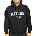 Campus Colors Baltimore Ravens Gameday Hoodie Sweatshirt Heather Gray Large