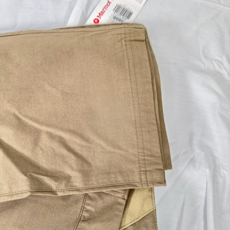 Marmot 4th And E Pants Tapered Leg Chino Khaki Stretch Cavern Brown Mens 38