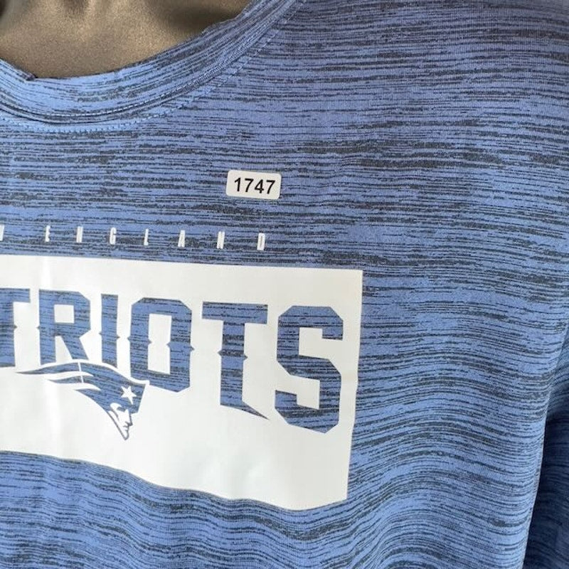 Nike New England Patriots Sideline Legend Velocity T-Shirt Navy Mens Size L