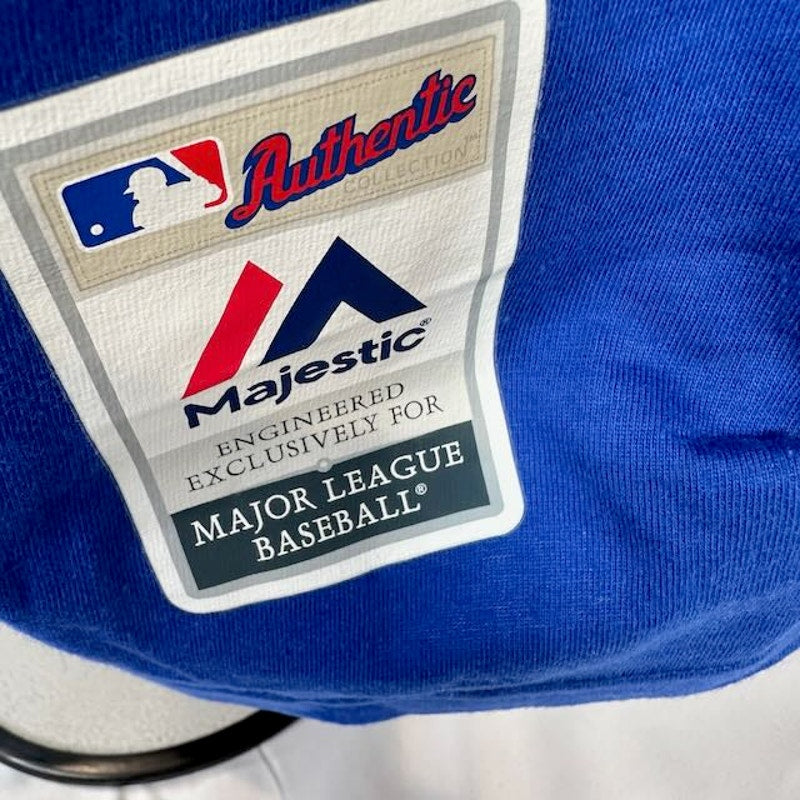Majestic MLB Chicago Cubs Authentic Collection T-Shirt Royal Blue Mens Size L